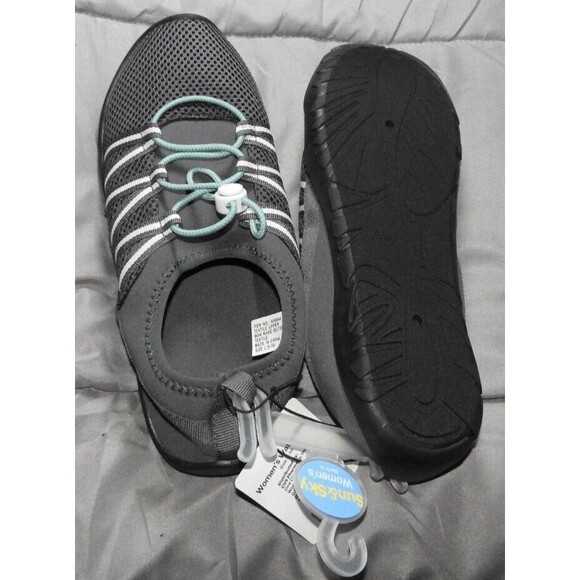 Lot of 9 Sun&Sky Mesh Water Shoes for Women, Men, & Kids - Various Sizes Include - Picture 8 of 16
